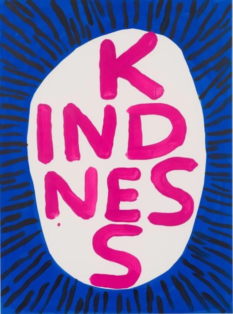 シルクスクリーン Shrigley - Kindness