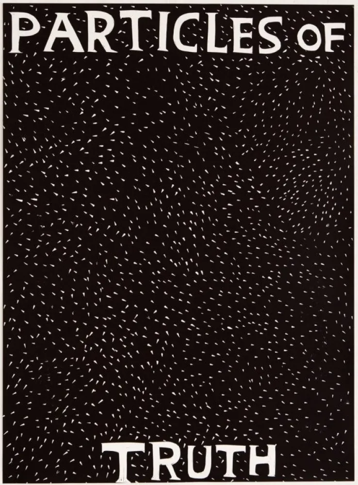 リノリウム彫版 Shrigley - Particles of Truth