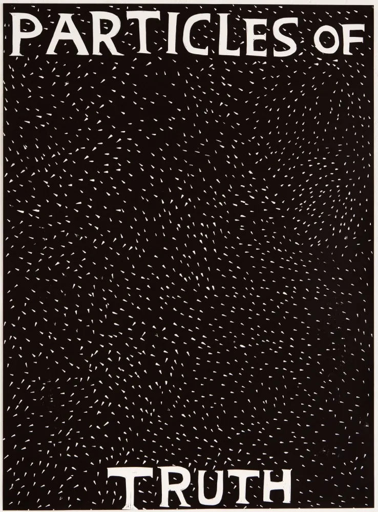 リノリウム彫版 Shrigley - Particles of Truth