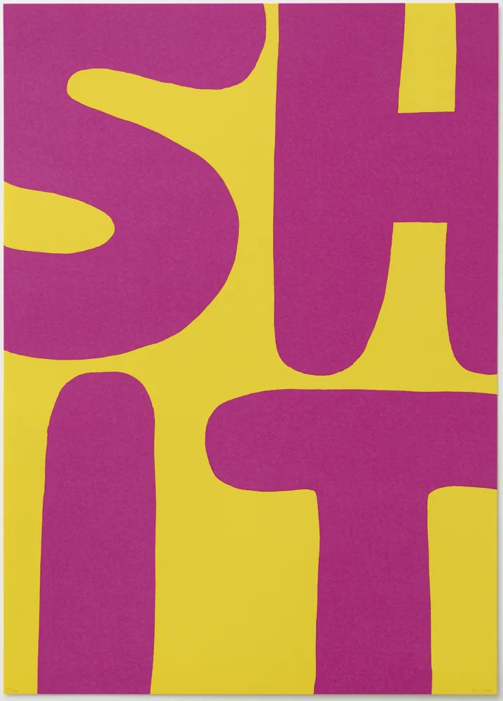 シルクスクリーン Shrigley - Untitled (Shit)