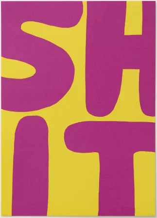 シルクスクリーン Shrigley - Untitled (Shit)