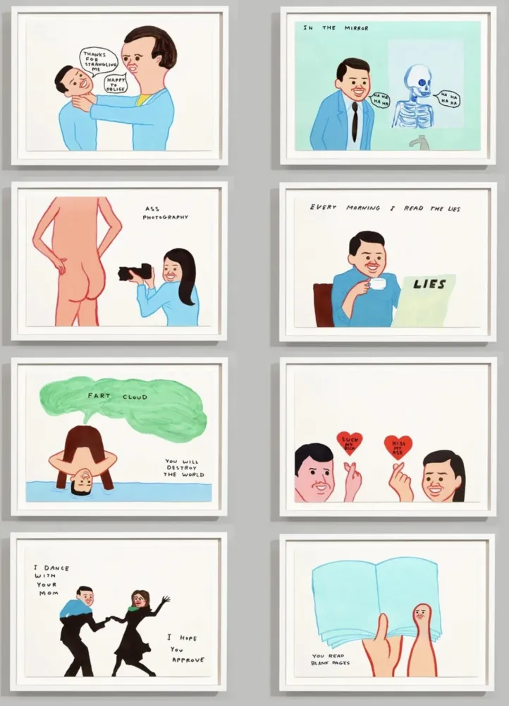 多数の Shrigley - Vote (set of 8)