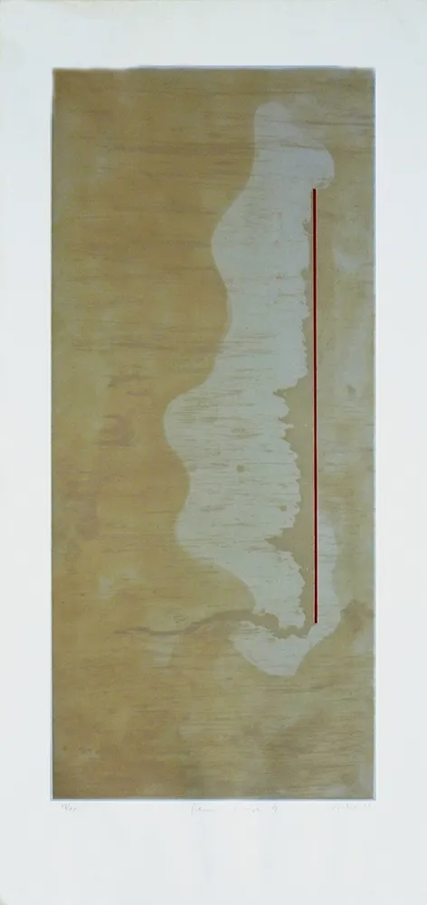 彫版 Sicilia - Fleur rouge VI