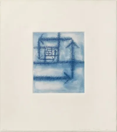 エッチングと　アクチアント Siena - Fletxes ortogonals decreixents