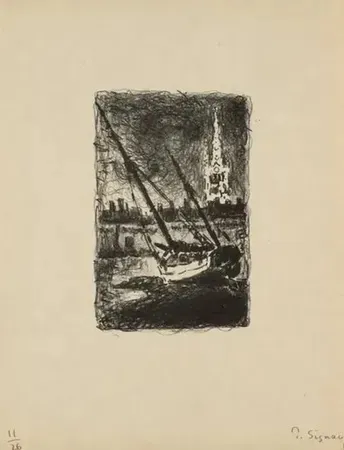 リトグラフ Signac - Saint MALO I (1927)