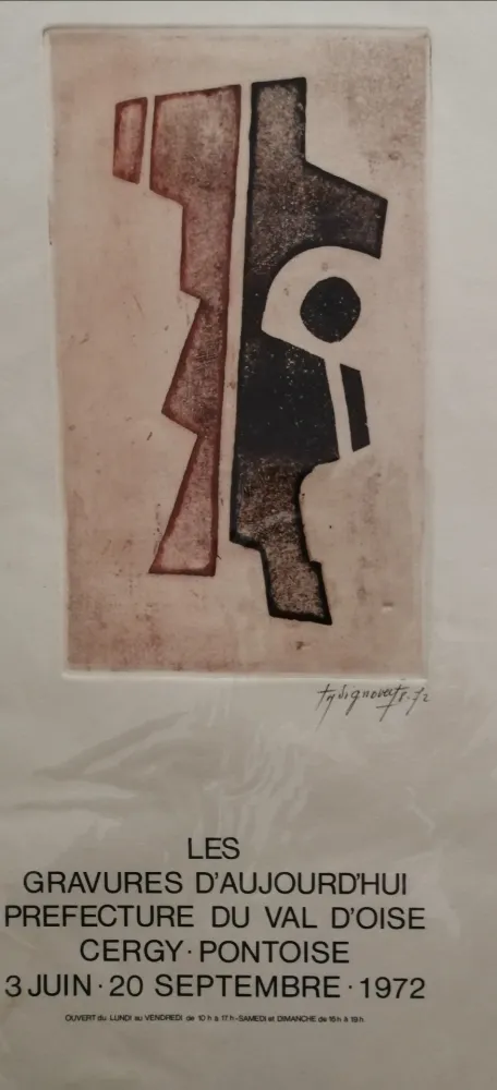 エッチング Signovert - Gravures d'aujurd'hui - Cergy Pontoise