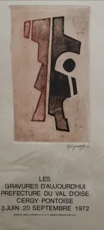 エッチング Signovert - Gravures d'aujurd'hui - Cergy Pontoise