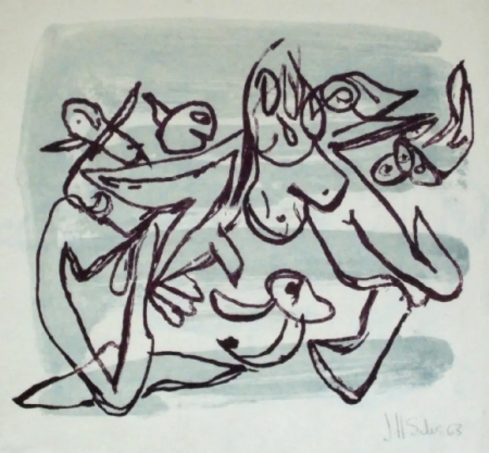 リトグラフ Silva - Sans titre 1