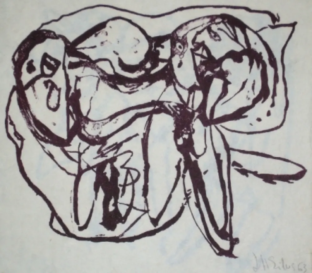 リトグラフ Silva - Sans titre 15