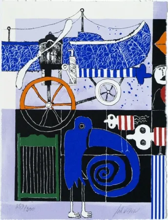 シルクスクリーン Silvain - The Bird