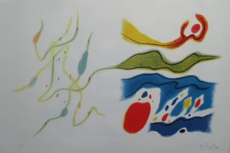 リトグラフ Singier - Blason du corps blessé