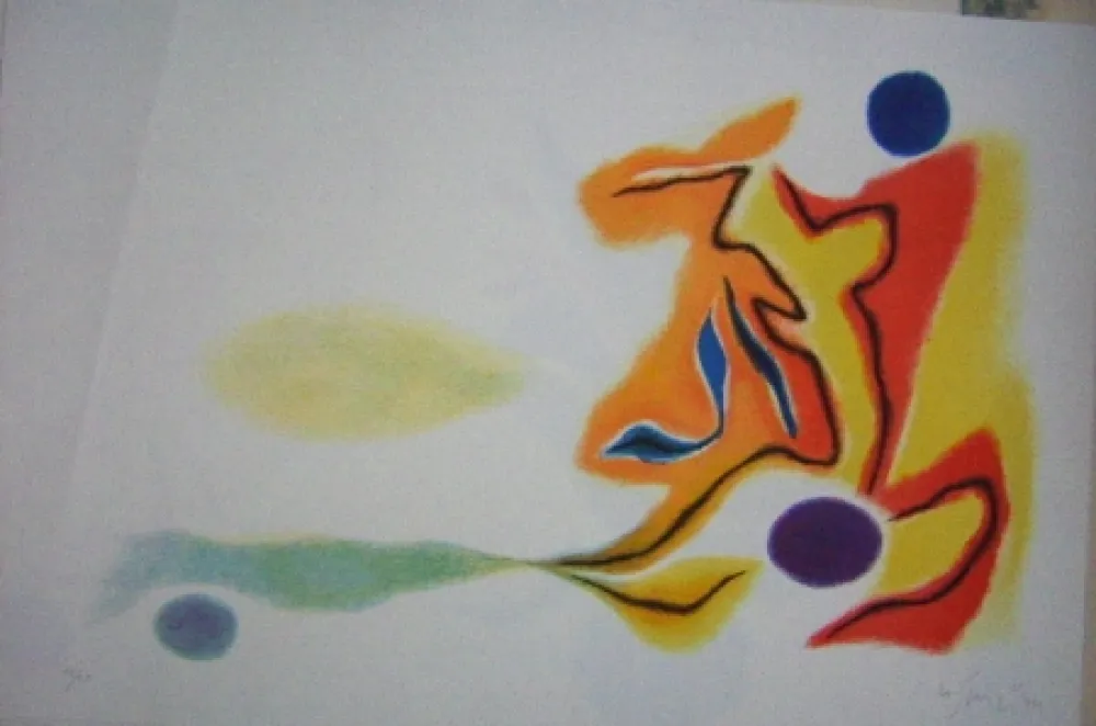 リトグラフ Singier - Blason du corps blessé