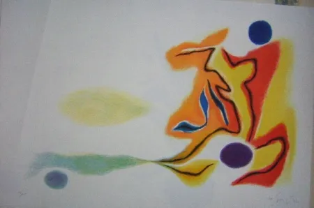 リトグラフ Singier - Blason du corps blessé