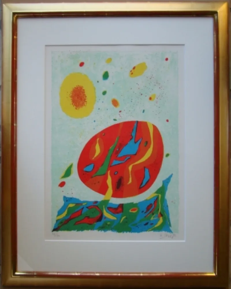 リトグラフ Singier - Composition