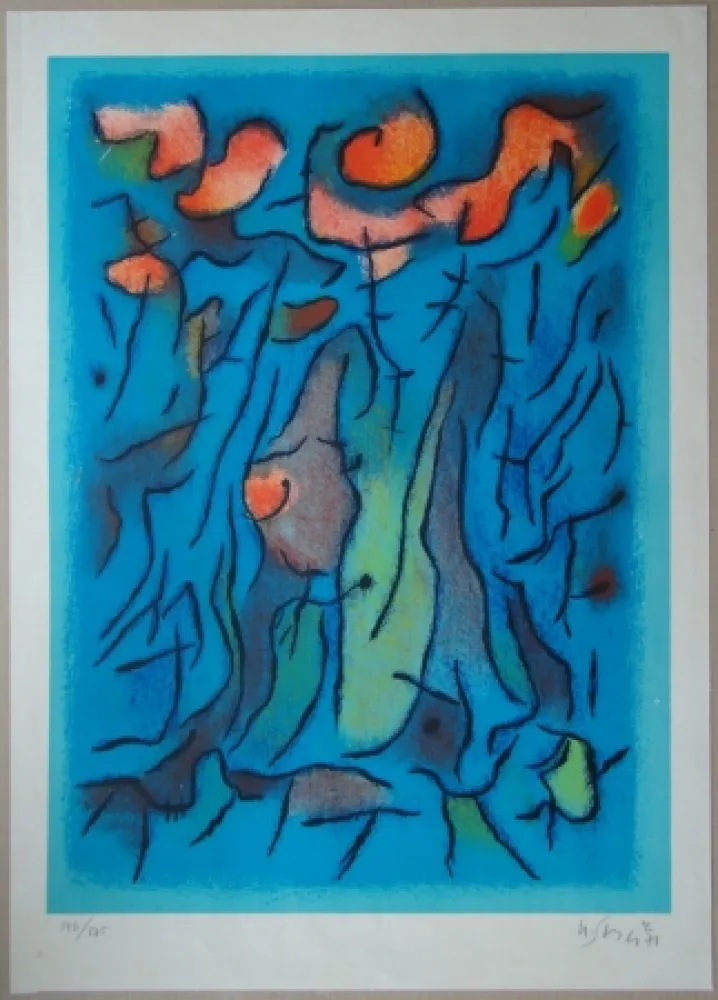 リトグラフ Singier - Composition