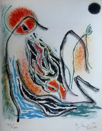 リトグラフ Singier - Exposition galerie de France 66