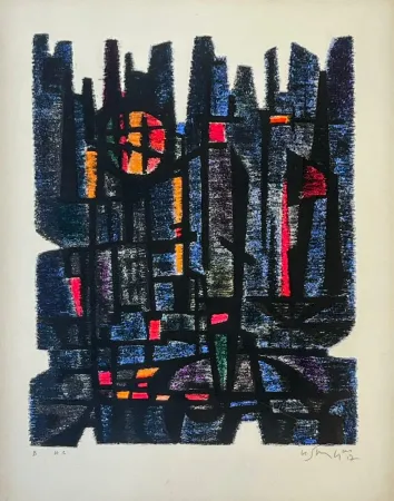 リトグラフ Singier - L'Appareil de Maître Gessner 