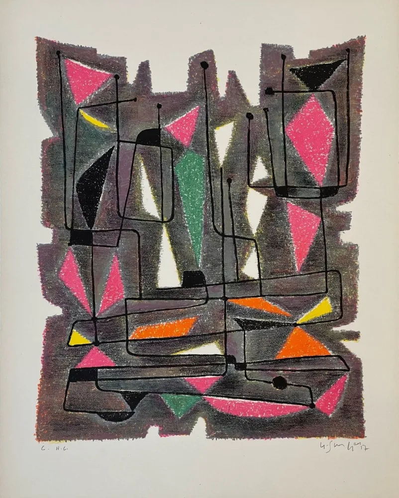 リトグラフ Singier - Le Fureur de Nicolas de Bocagne 