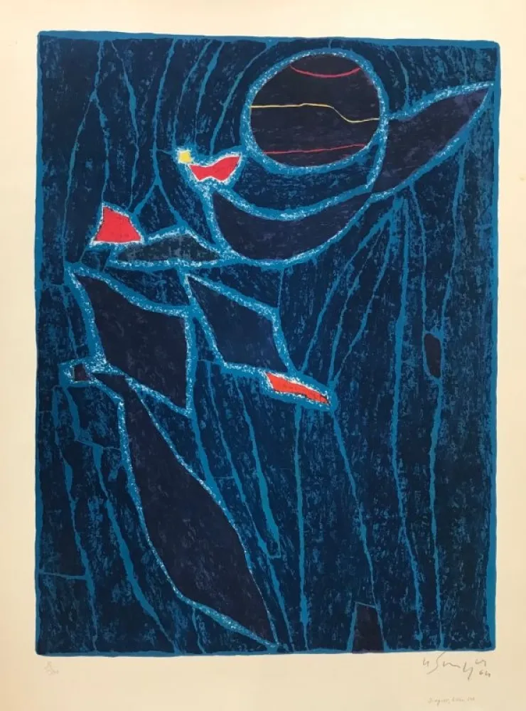 リトグラフ Singier - Sans titre