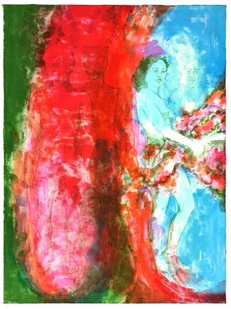 リトグラフ Siversten - Sans titre