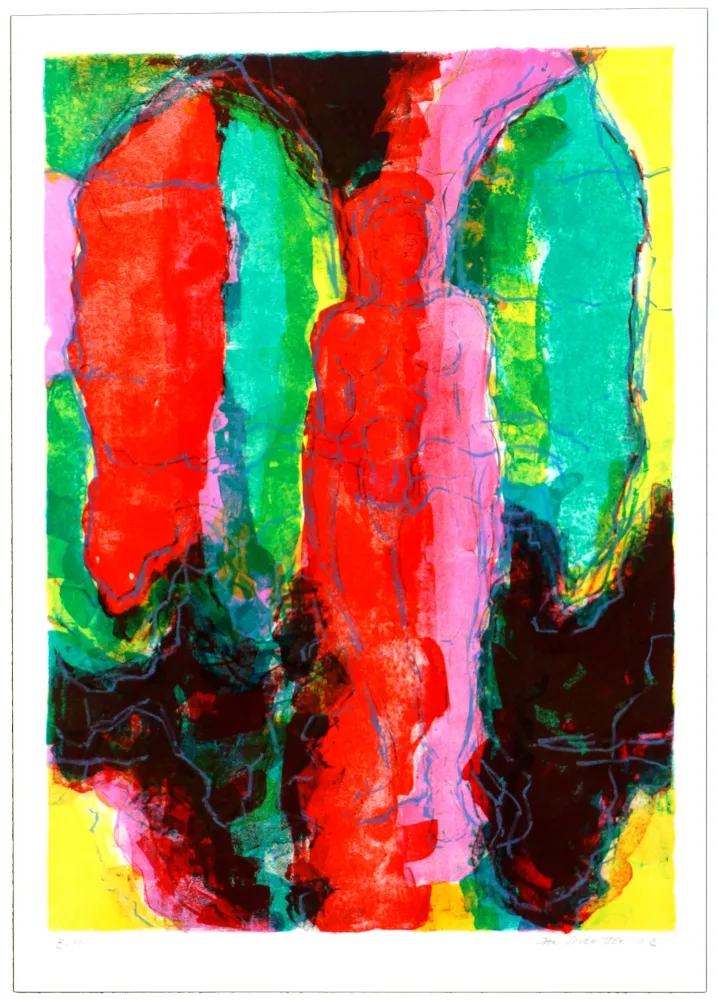 リトグラフ Siversten - Sans Titre