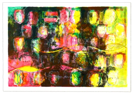 リトグラフ Siversten - Sans titre