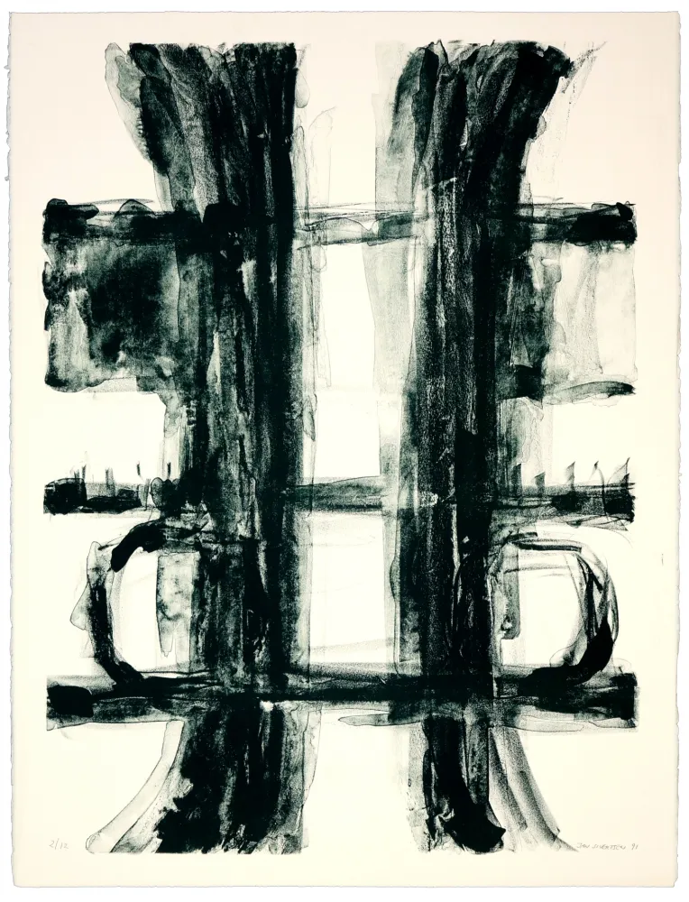 リトグラフ Siversten - Sans titre