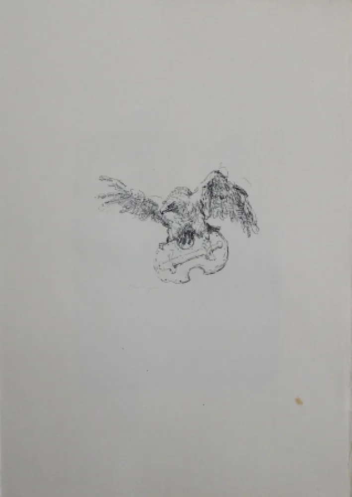 リトグラフ Slevogt - Schlussvignette 