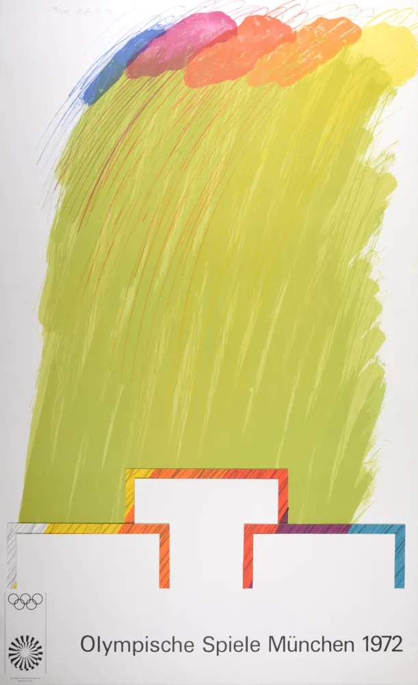 リトグラフ Smith - Olympische Spiele München 1972 - Hand-signed