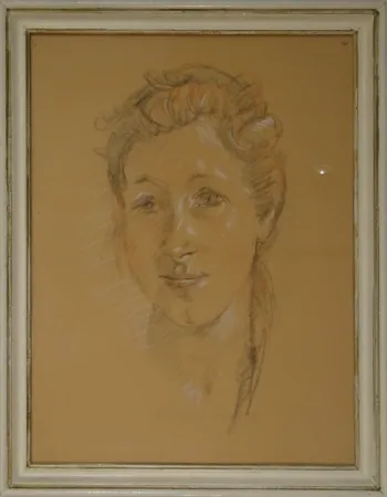 技術的なありません Soldenhoff - Kopf einer jungen Frau