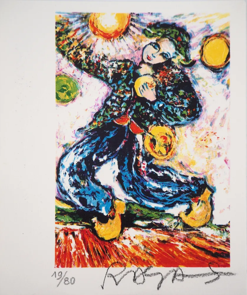 リトグラフ Sorkine - Le jeune arlequin