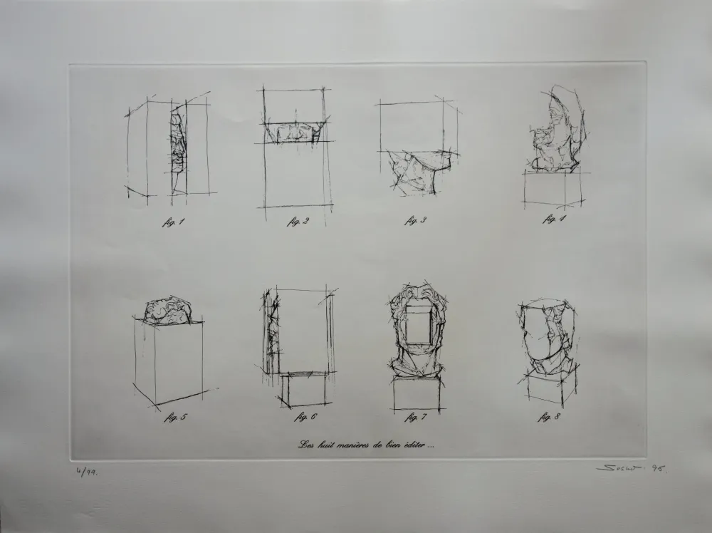 彫版 Sosno - Nice : Etude de Sculptures (Polygone)