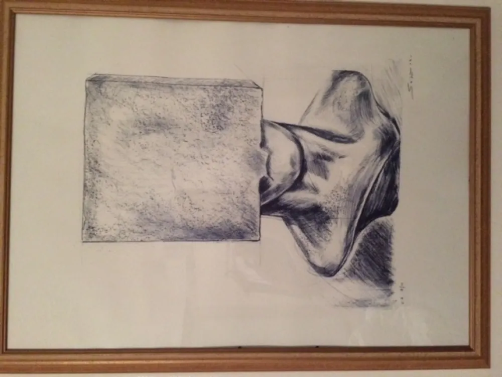 リトグラフ Sosno - Tete au carré