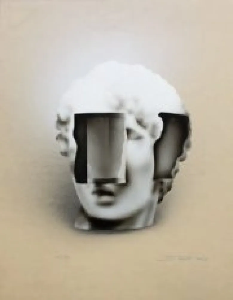 リトグラフ Sosno - Tete aus quatre vents