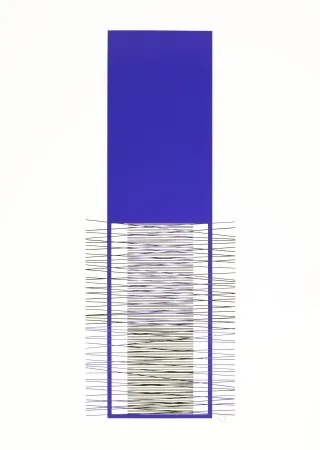 シルクスクリーン Soto - Caroni (Purple) 