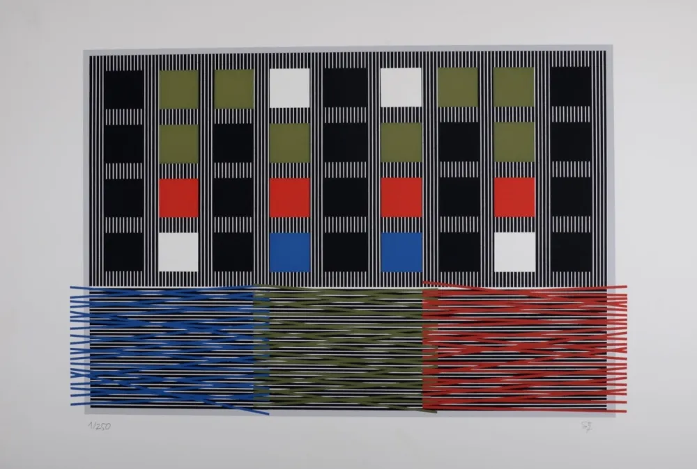 シルクスクリーン Soto - Composition