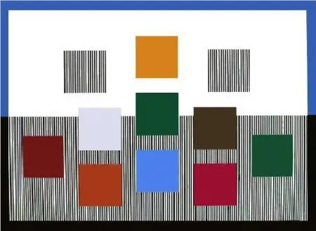 シルクスクリーン Soto - Composition