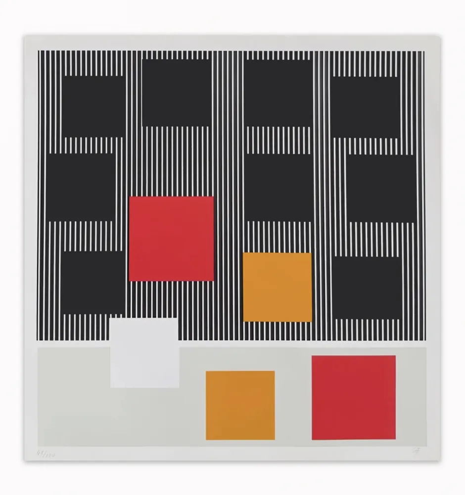 シルクスクリーン Soto - Untitled