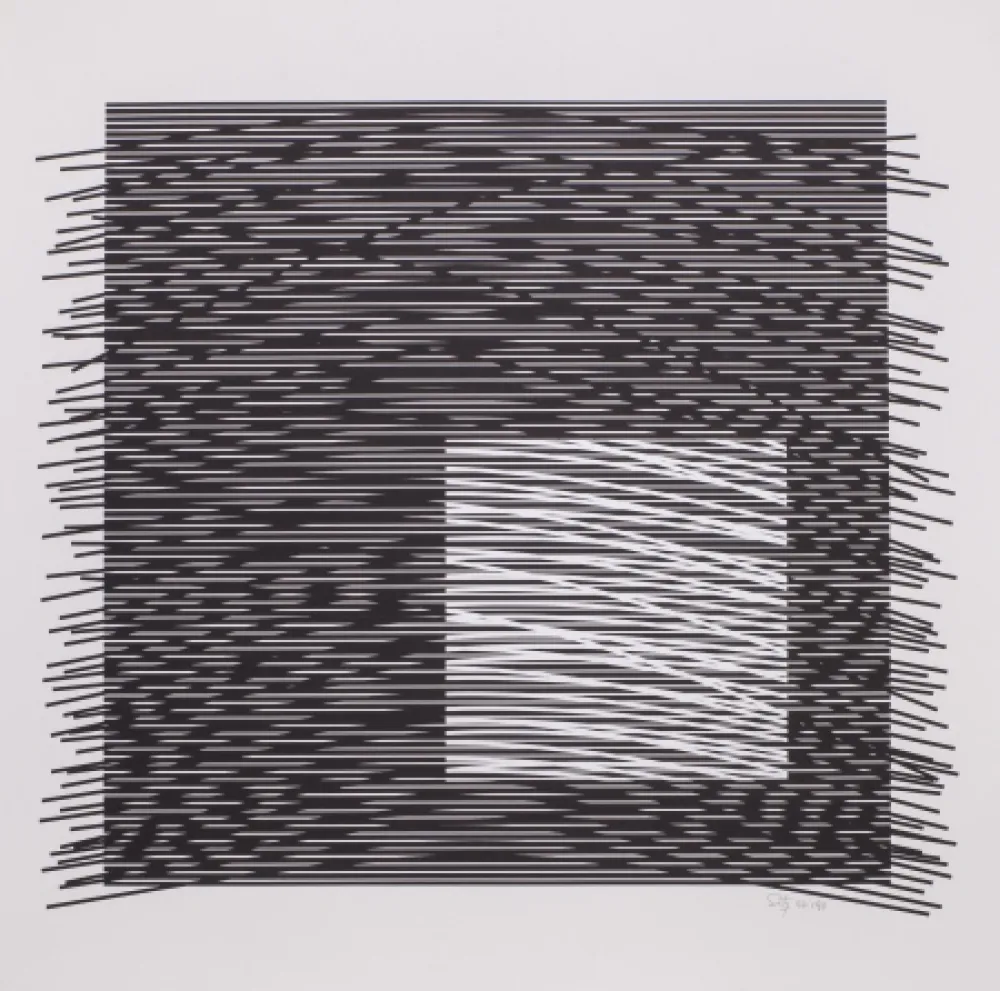 シルクスクリーン Soto - Untitled 