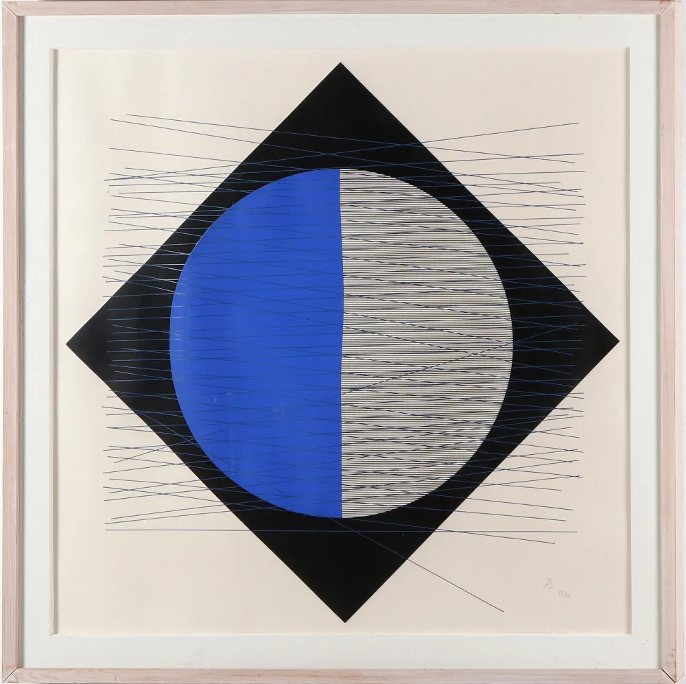 シルクスクリーン Soto - Untitled 7