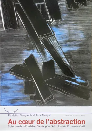 掲示 Soulages - 24 août 1958