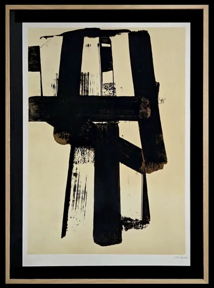 リトグラフ Soulages - 31