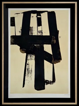 リトグラフ Soulages - 31