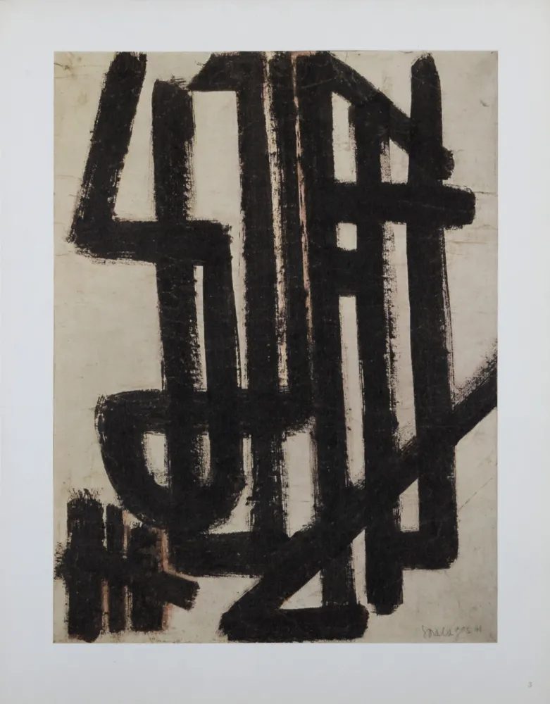 オフセット Soulages (After) - Composition #3