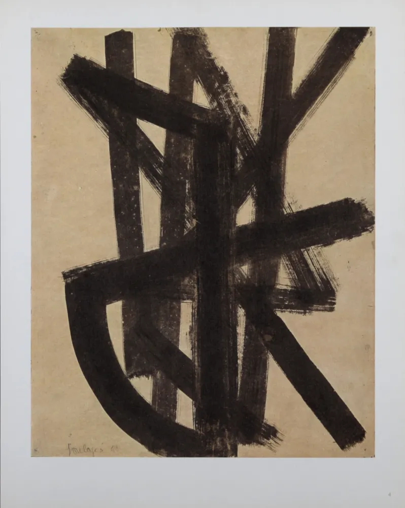 オフセット Soulages (After) - Composition #4