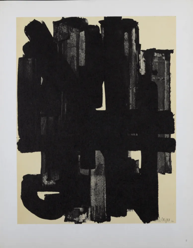 オフセット Soulages (After) - Composition #8