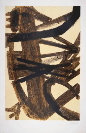 リトグラフ Soulages - Antagonismes, 1960 - Hand-signed!