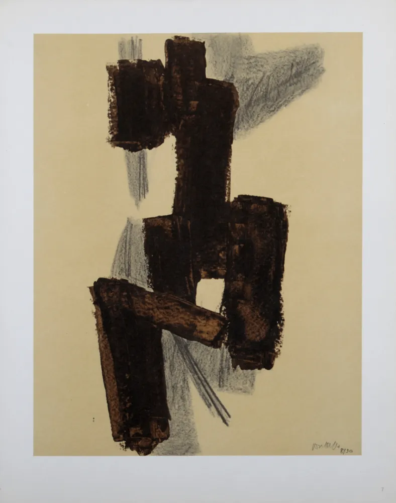 オフセット Soulages - Composition #7