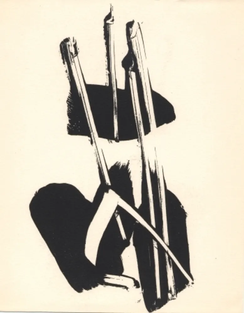 リトグラフ Soulages - Depaysage