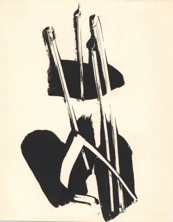 リトグラフ Soulages - Depaysage